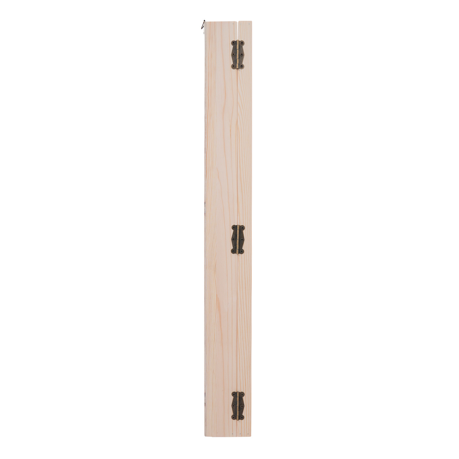 Wooden Wall Mount Display Cabinet With Acrylic Door 50 Slots For Action Figures