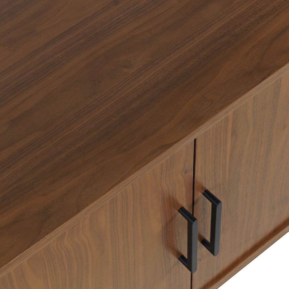 Olson 67″ Mid-Century Modern Scandinavian Console TV Stand Storage Cabinet