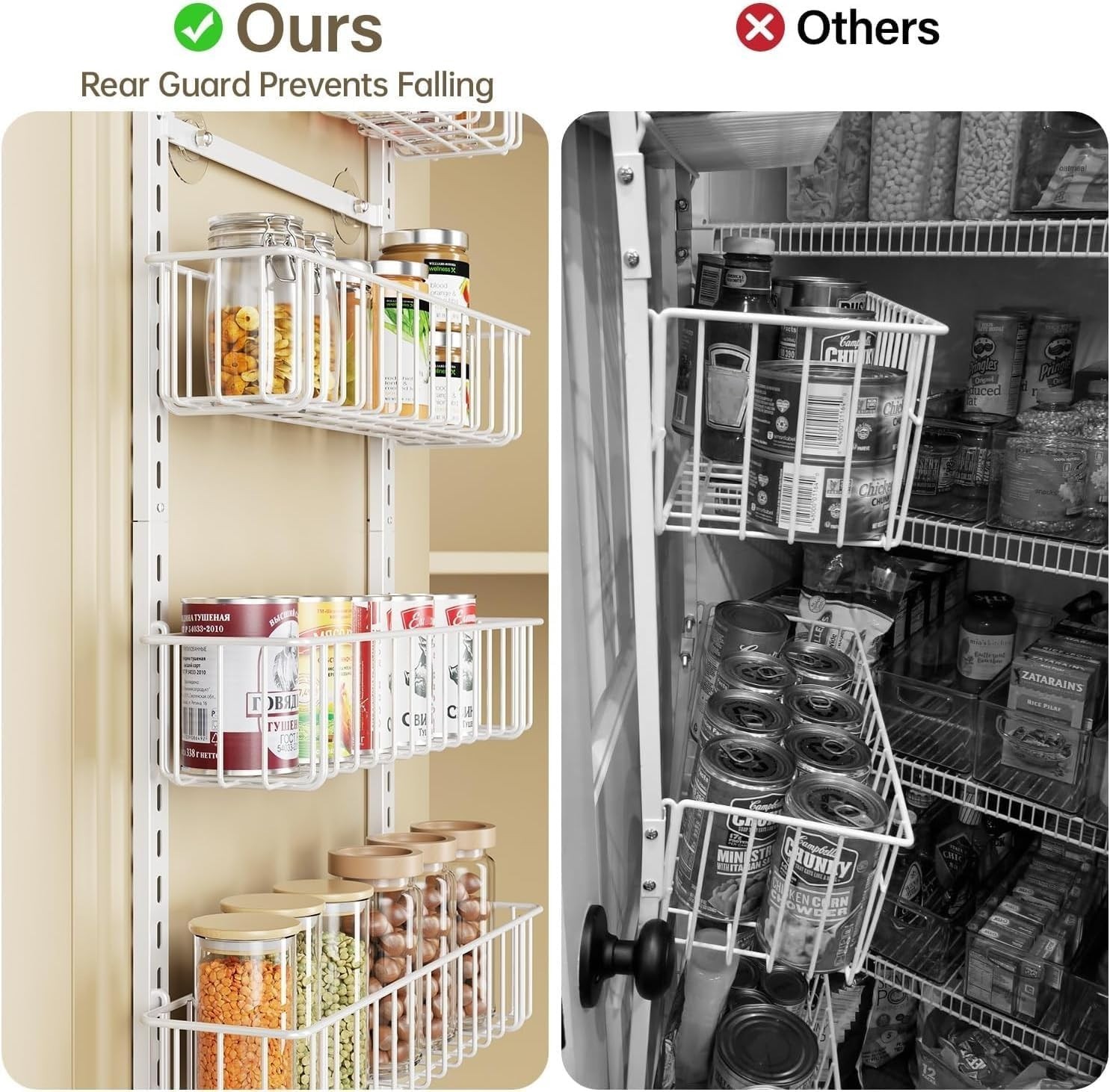 Adjustable 8-Tier Spice Rack Organizer – Perfect for Kitchen and Bathroom Use