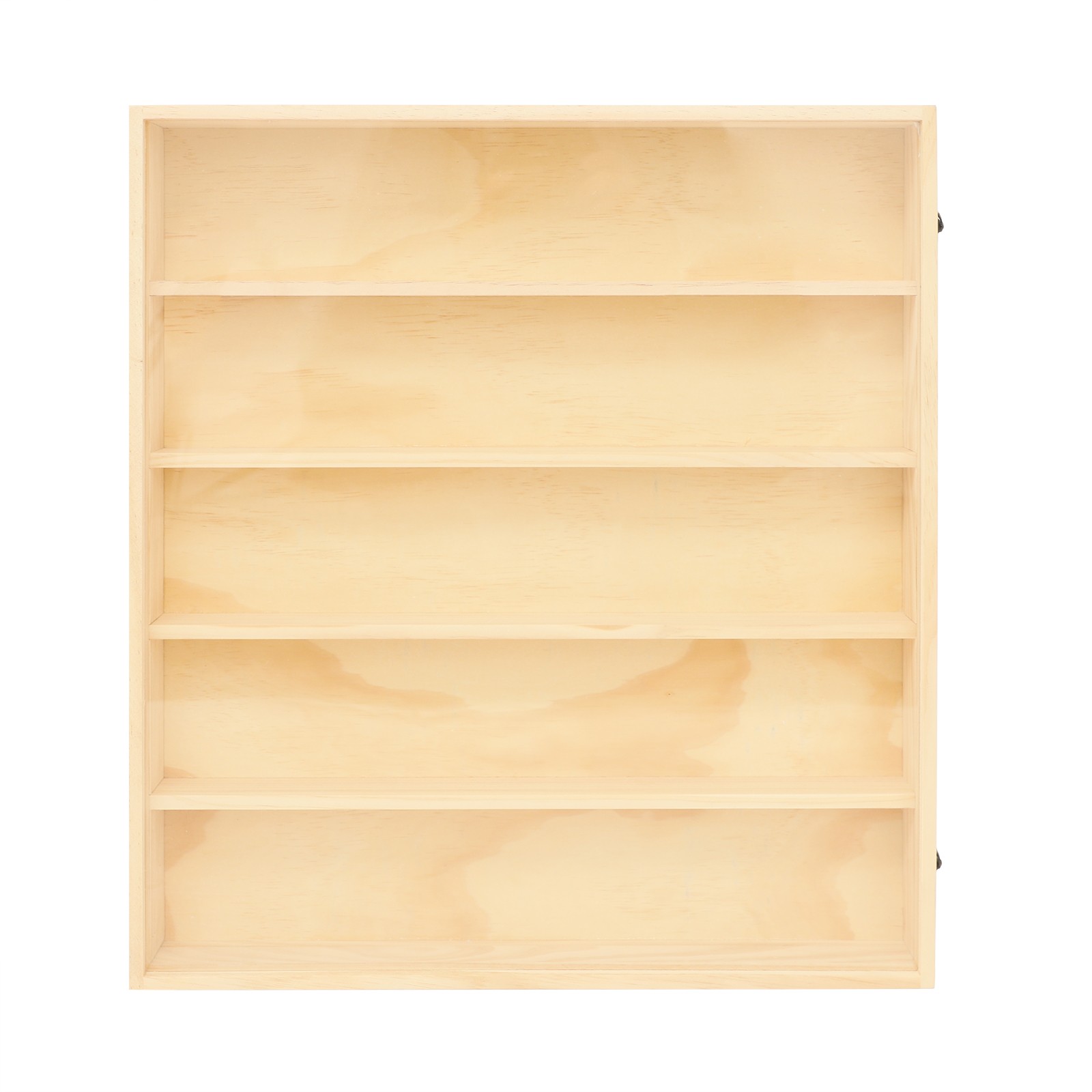 50*9*56cm Toy Display Case, 5 Tiers Wooden Display Cabinet, Wall-Mounted Cabinet