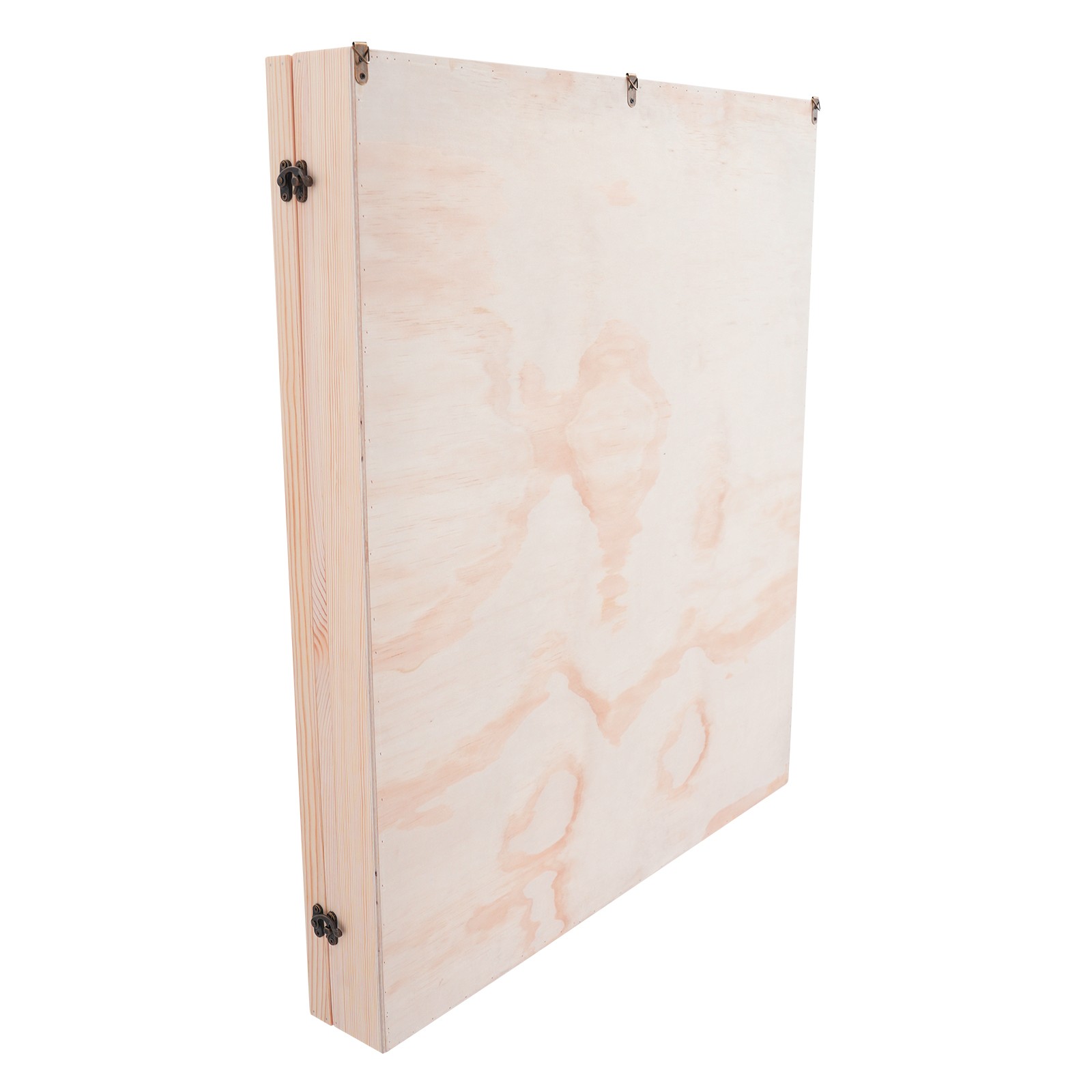 Wooden Wall Mount Display Cabinet With Acrylic Door 50 Slots For Action Figures