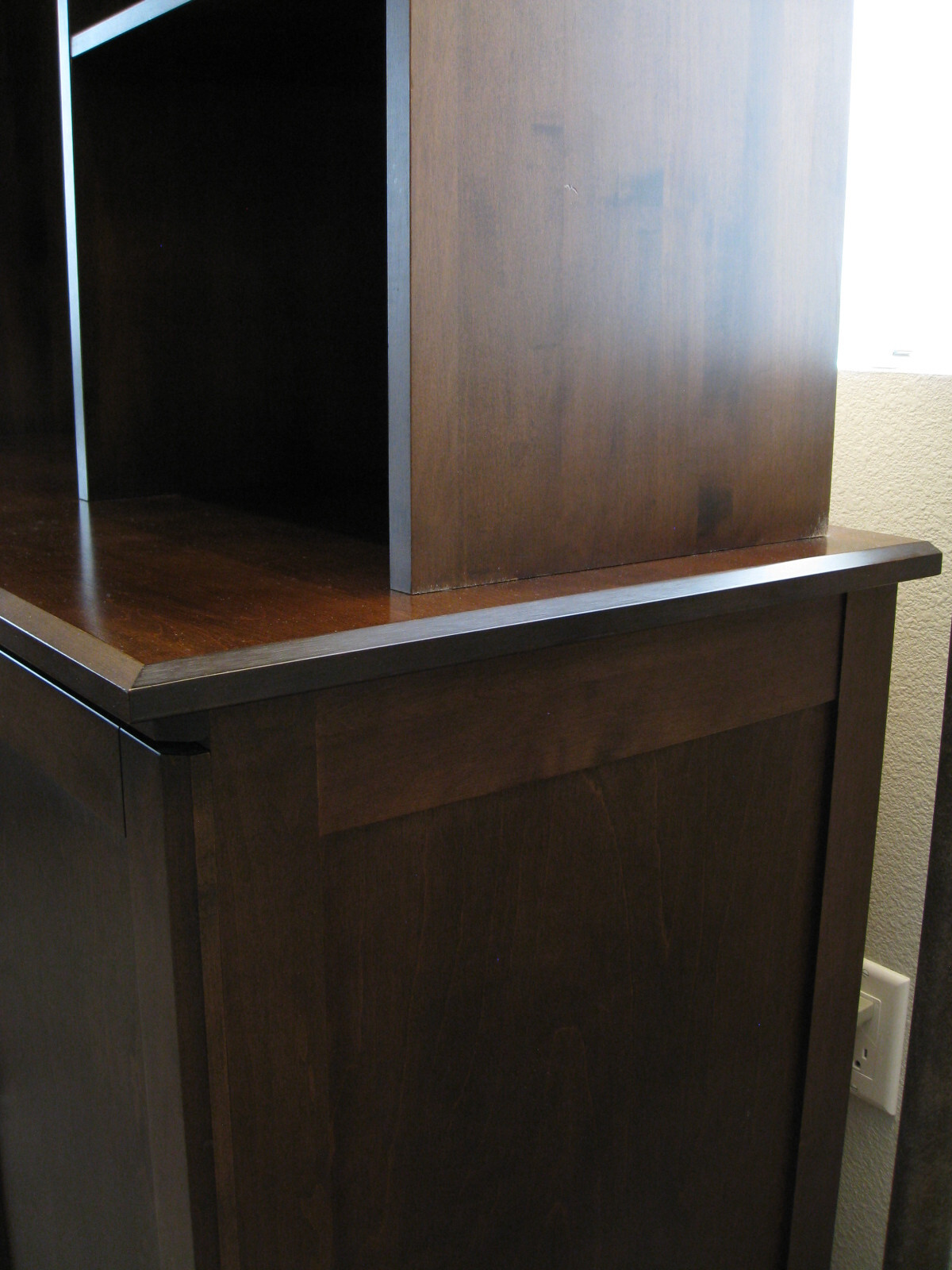 BARONET CLASSIC WALNUT STAIN SOLID MAPLE CREDENZA MADE IN CANADA