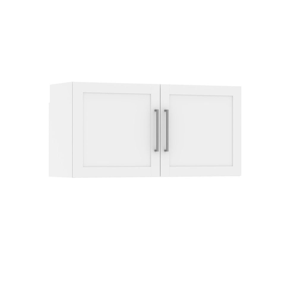 GarageCore Upper Cabinet & Doors Bundle, White Finish