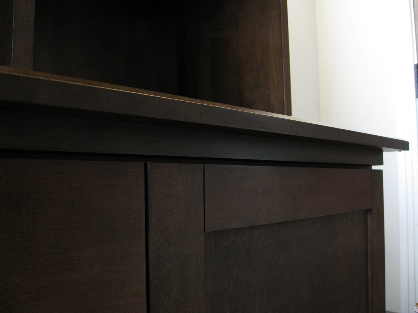 BARONET CLASSIC WALNUT STAIN SOLID MAPLE CREDENZA MADE IN CANADA
