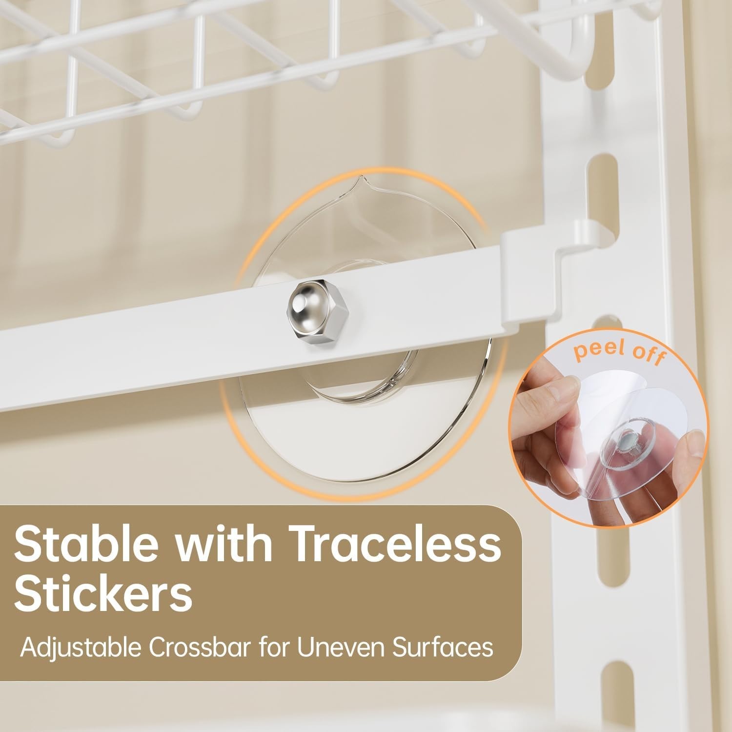 Adjustable 8-Tier Spice Rack Organizer – Perfect for Kitchen and Bathroom Use