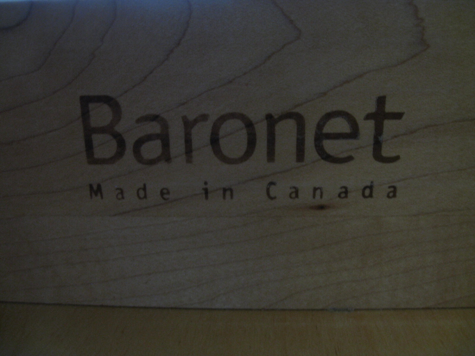 BARONET CLASSIC WALNUT STAIN SOLID MAPLE CREDENZA MADE IN CANADA
