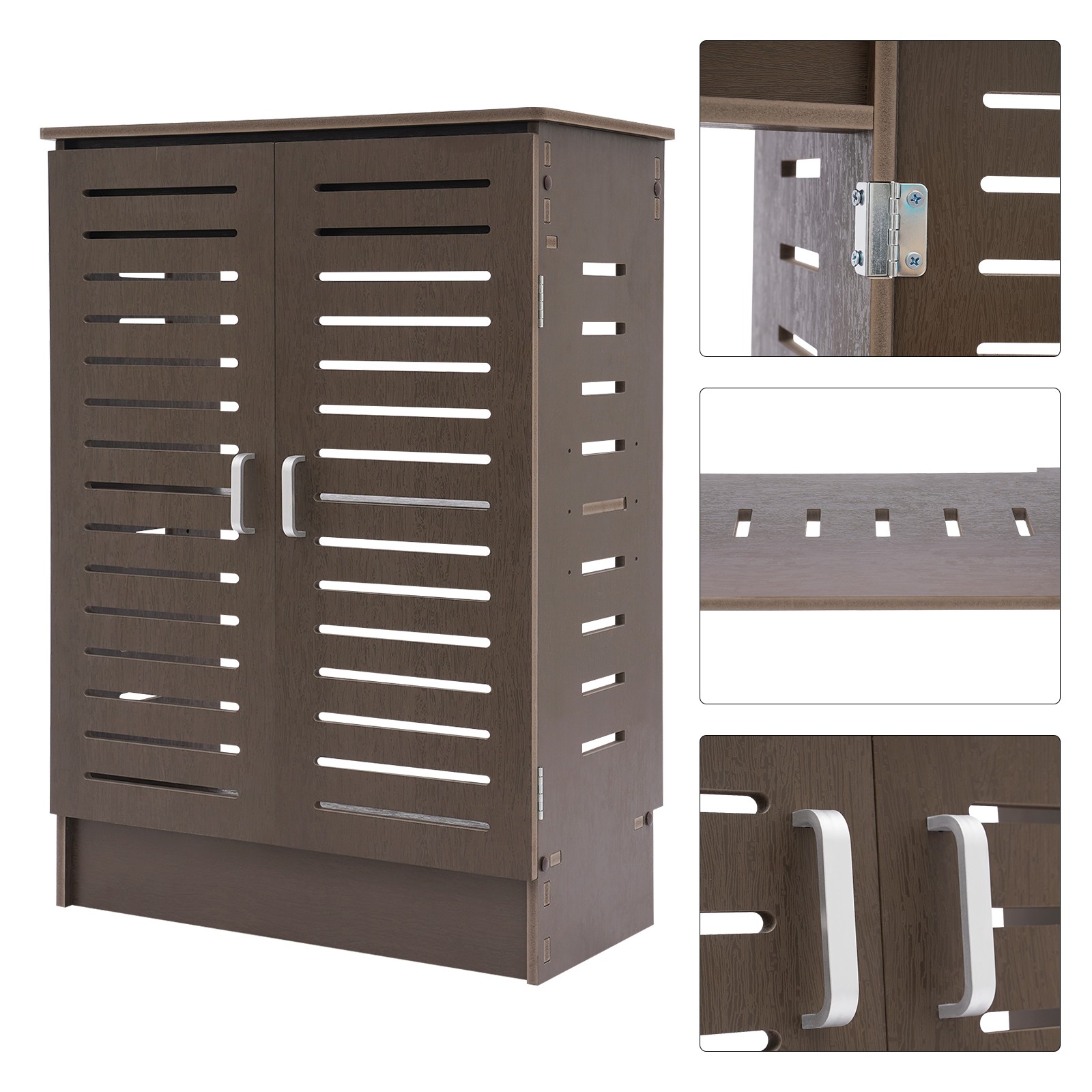 WiFi Router Storage Cabinet, Floor Standing Router Storage Box 50*25*70cm