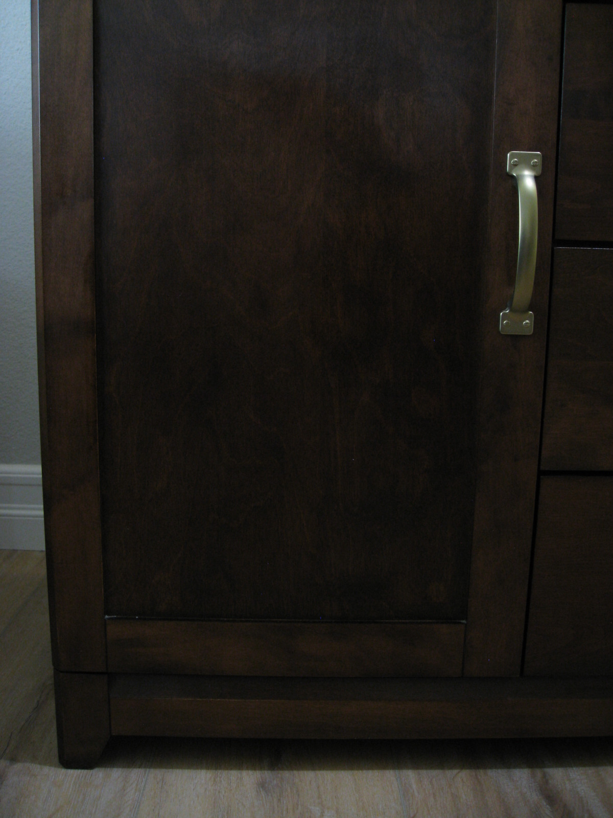 BARONET CLASSIC WALNUT STAIN SOLID MAPLE CREDENZA MADE IN CANADA