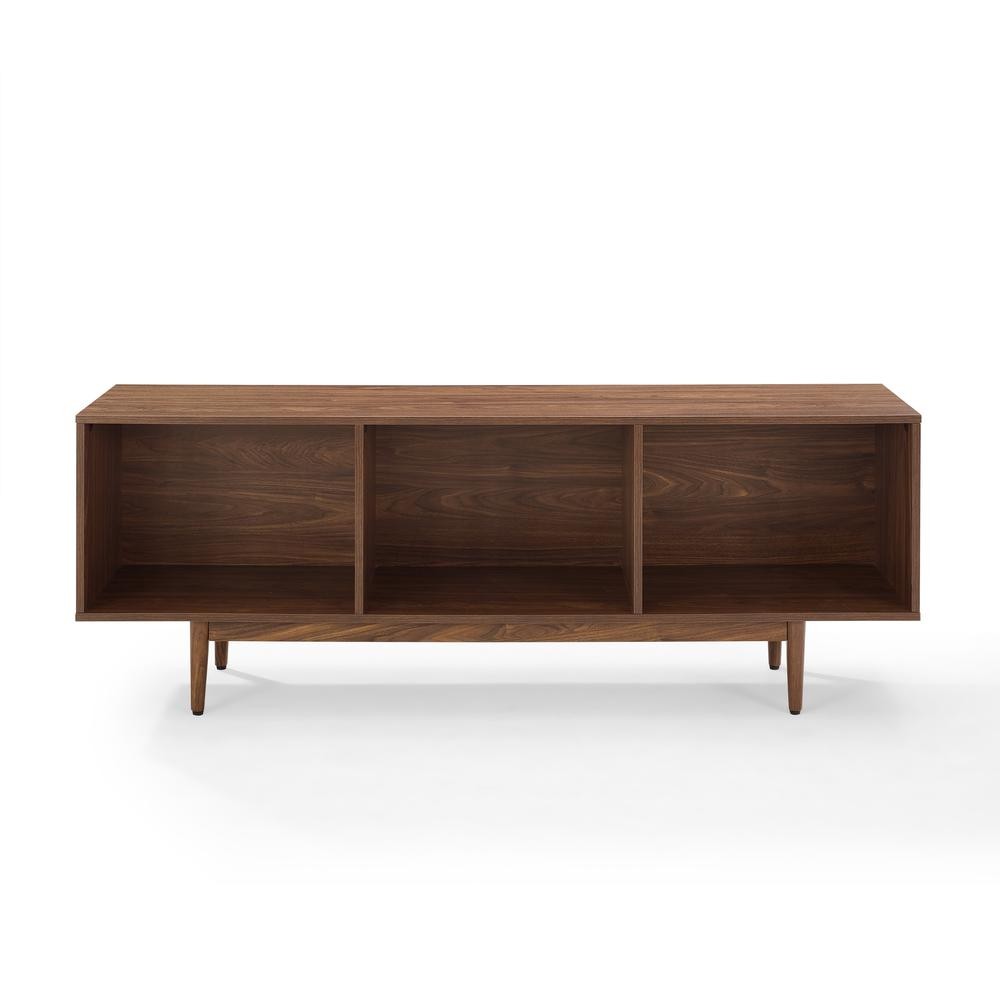 Liam Large Record Storage Console Cabinet Walnut