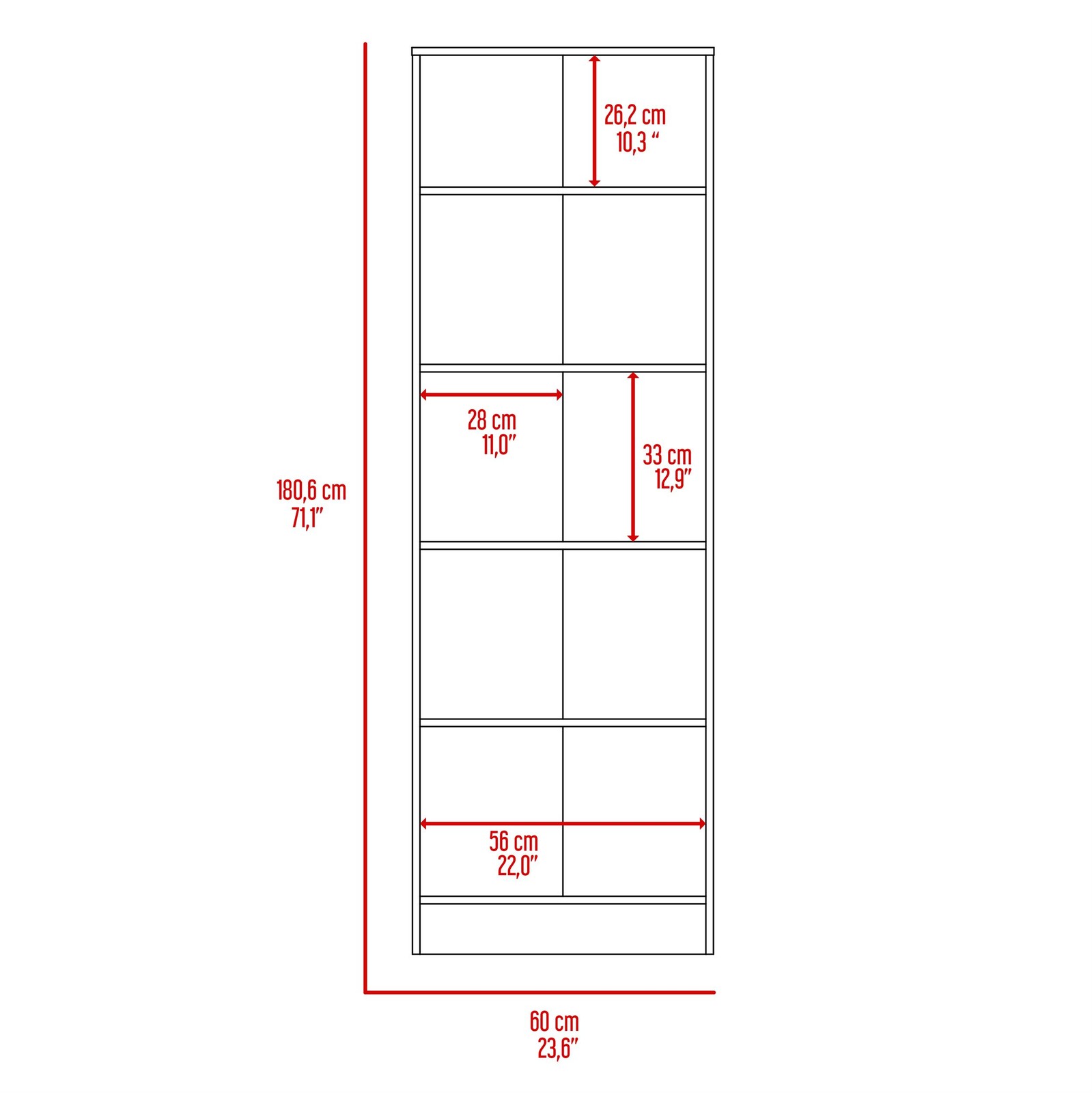 Multistorage Pantry Engineered Wood Pearl