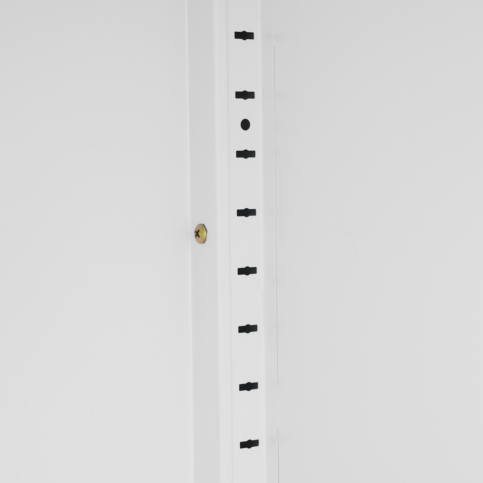 Accent Display Storage Cabinet w /2 Glass Door for Living Room White 80*40*102cm