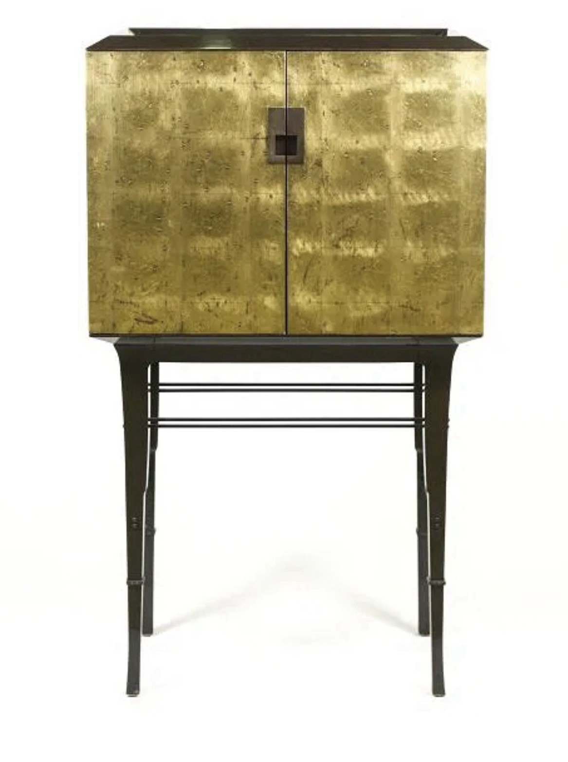 Fabulous Baker Bill Sofield Bar Kiosk With Serving Trays!
