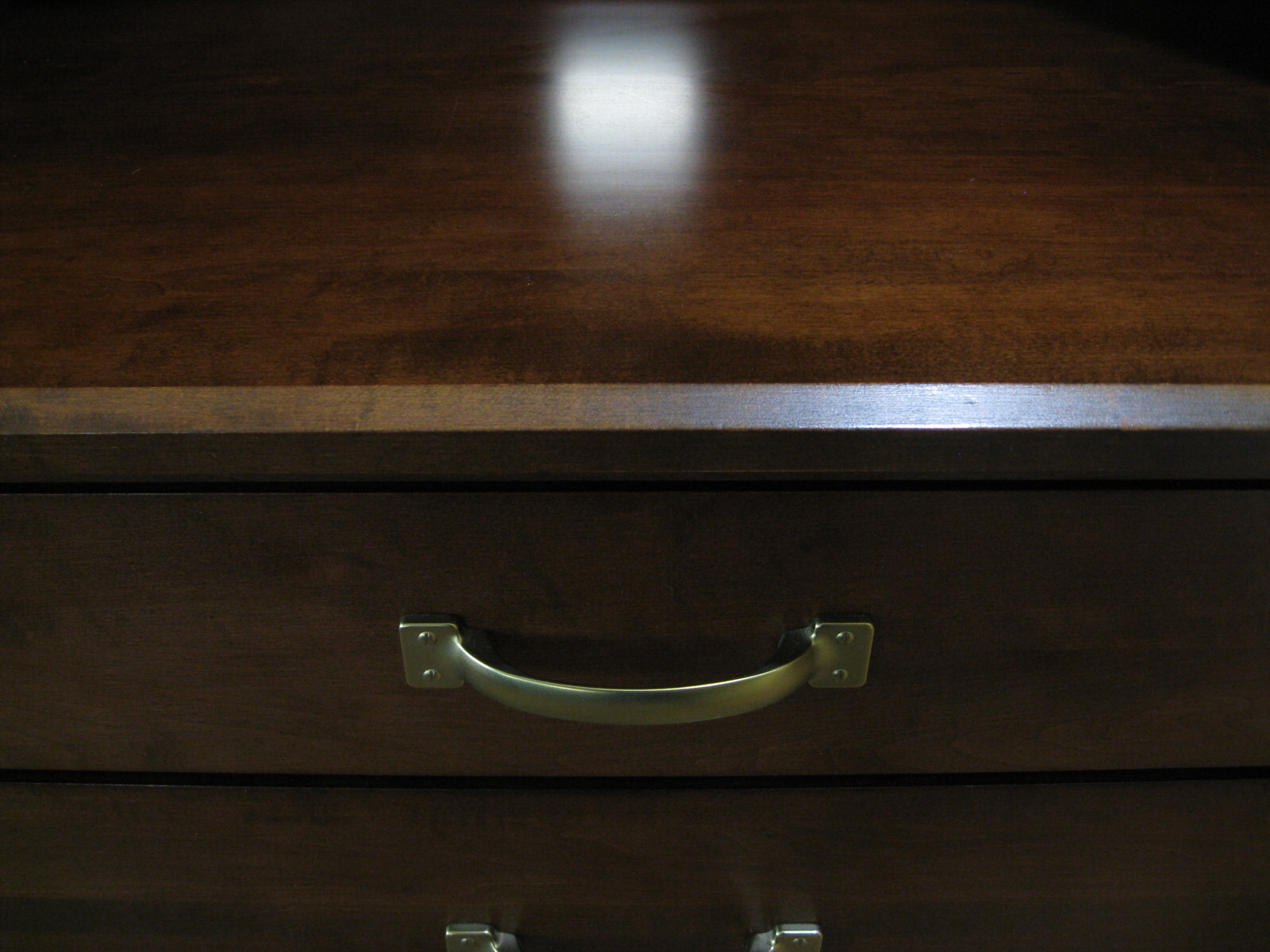 BARONET CLASSIC WALNUT STAIN SOLID MAPLE CREDENZA MADE IN CANADA