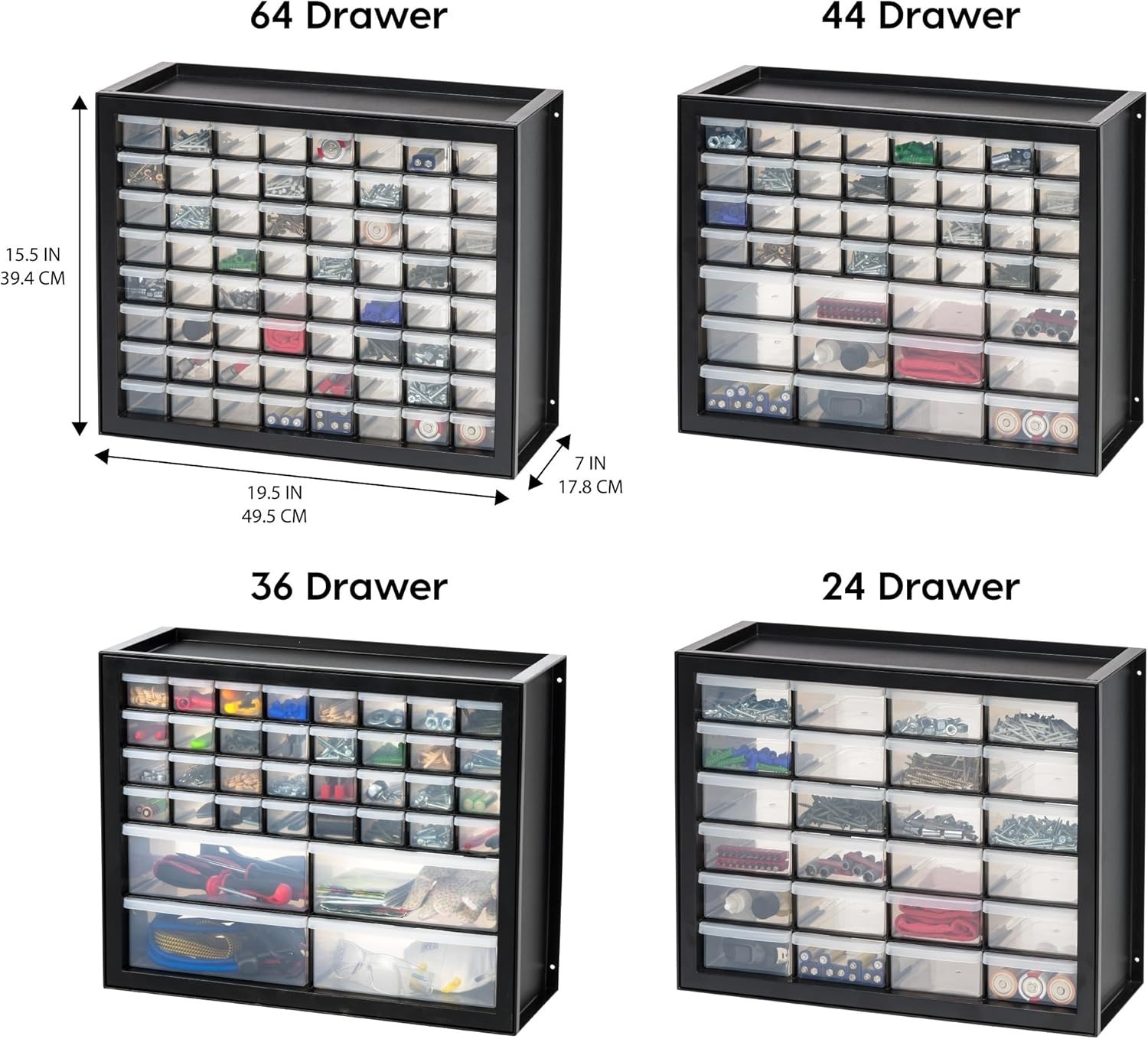 Multi-Purpose 36-Drawer Organizer – Perfect for Hardware, Crafts & Electronics