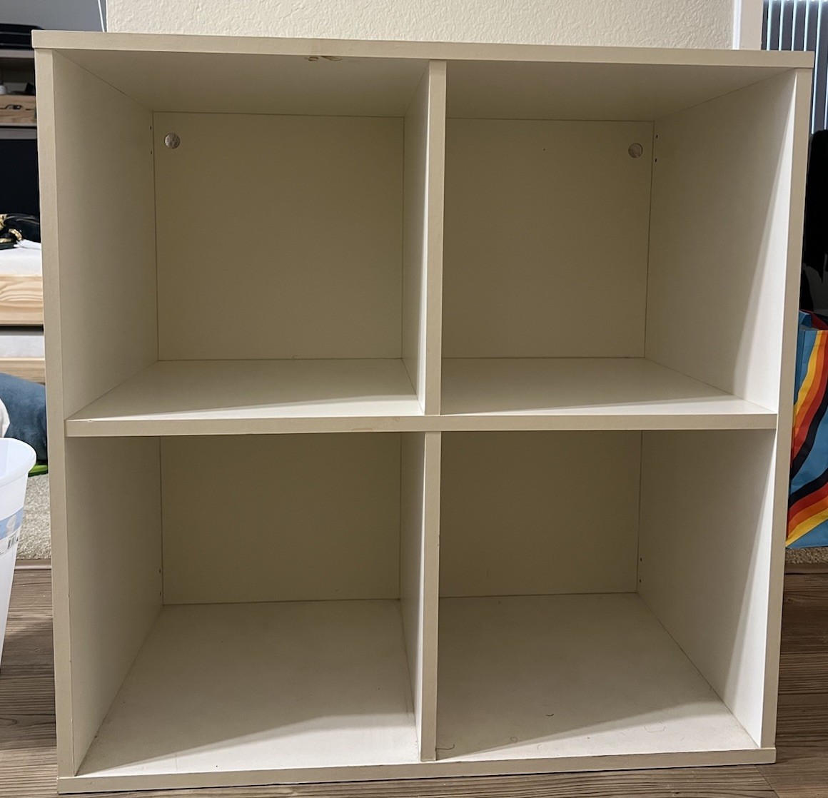 Ikea EKET Cabinet with 4 compartments, white, 27 1/2×13 3/4×27 1/2 ” 603.339.54
