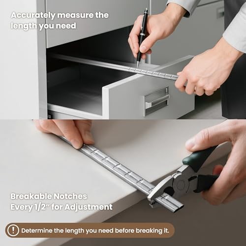 Hanging File Folder Frame, Letter Size File Drawer Organizer for Desks, 1