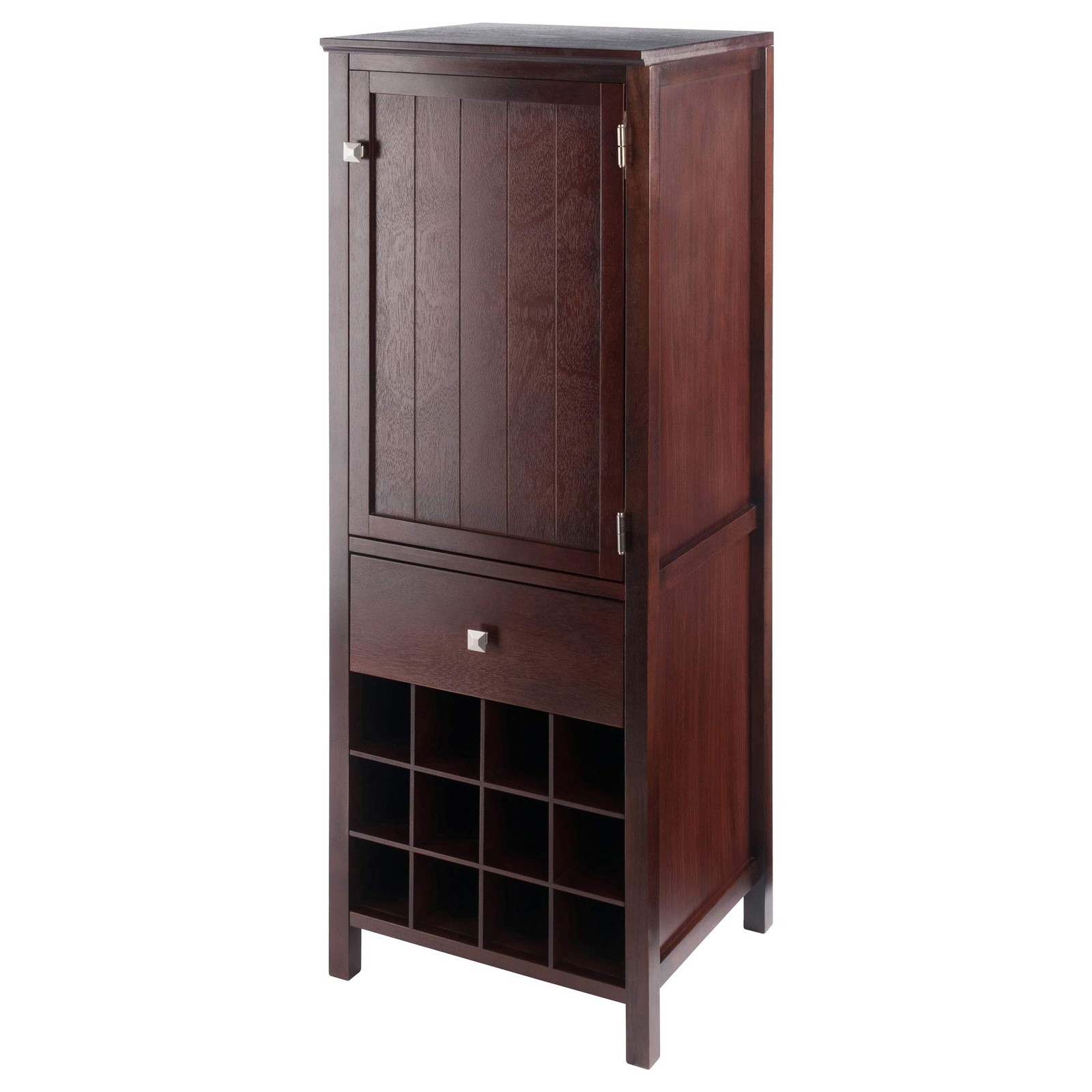 Walnut Jelly Open Cupboard Stylish Storage Solution for Home Decor