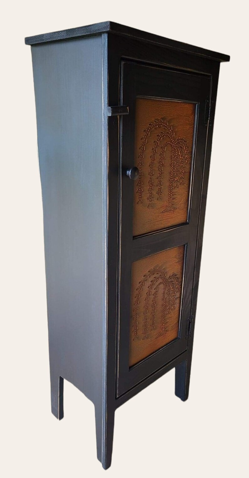 Primitive Pantry Storage Cabinet Primitive Jelly Cupboard Tin Door cabinet