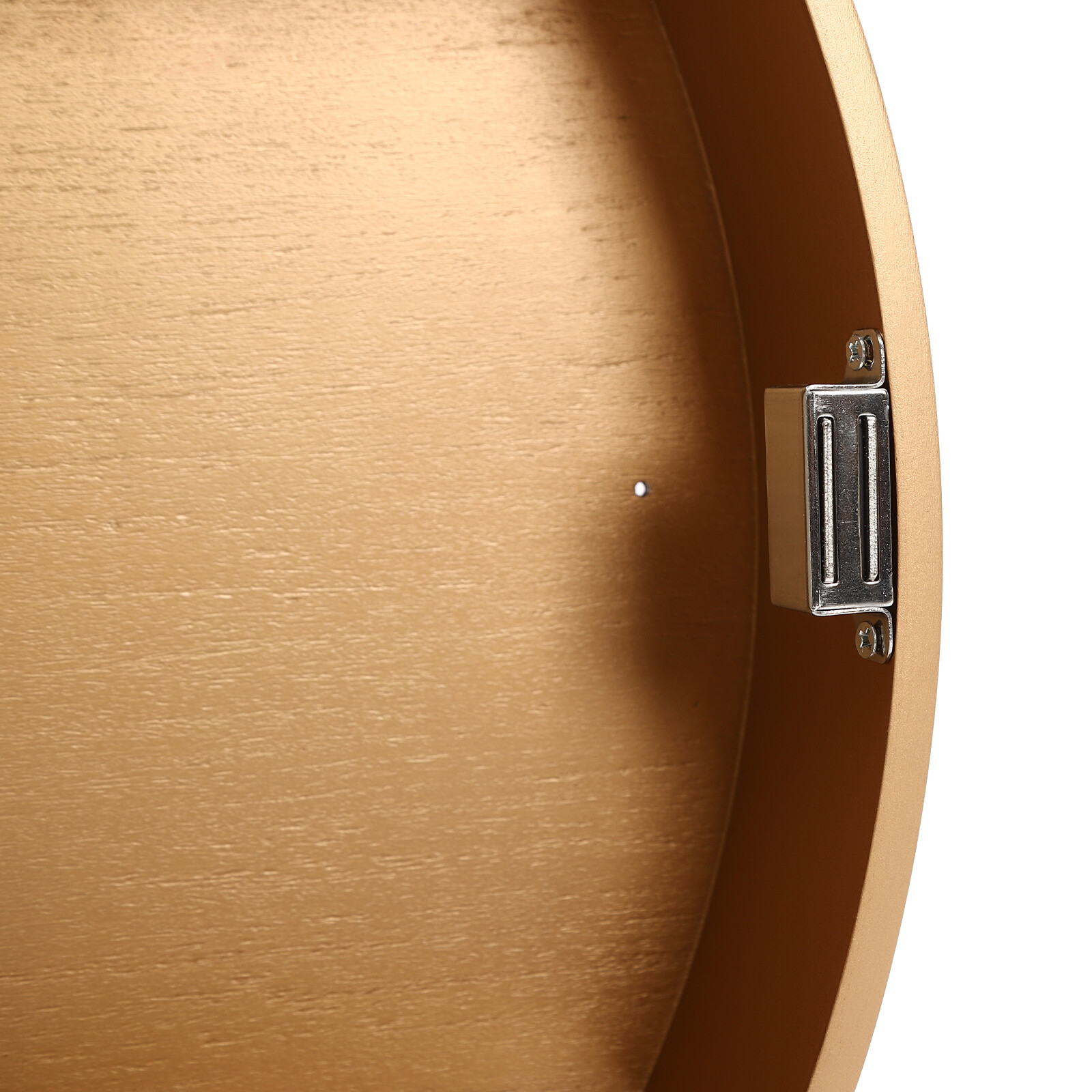 Round Gold Bathroom Mirror Cabinet Wall-mounted Organizer Makeup Mirror Cabinet