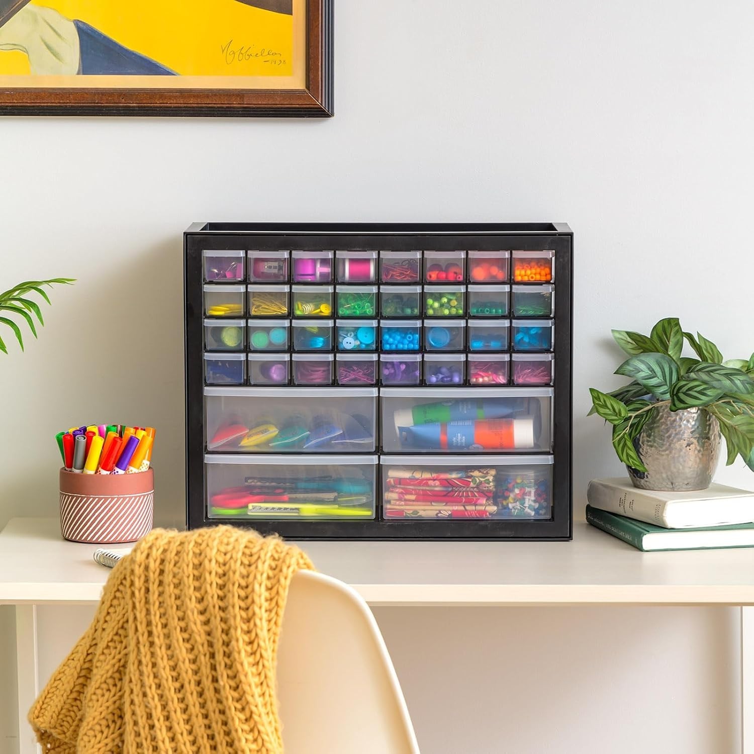 Multi-Purpose 36-Drawer Organizer – Perfect for Hardware, Crafts & Electronics