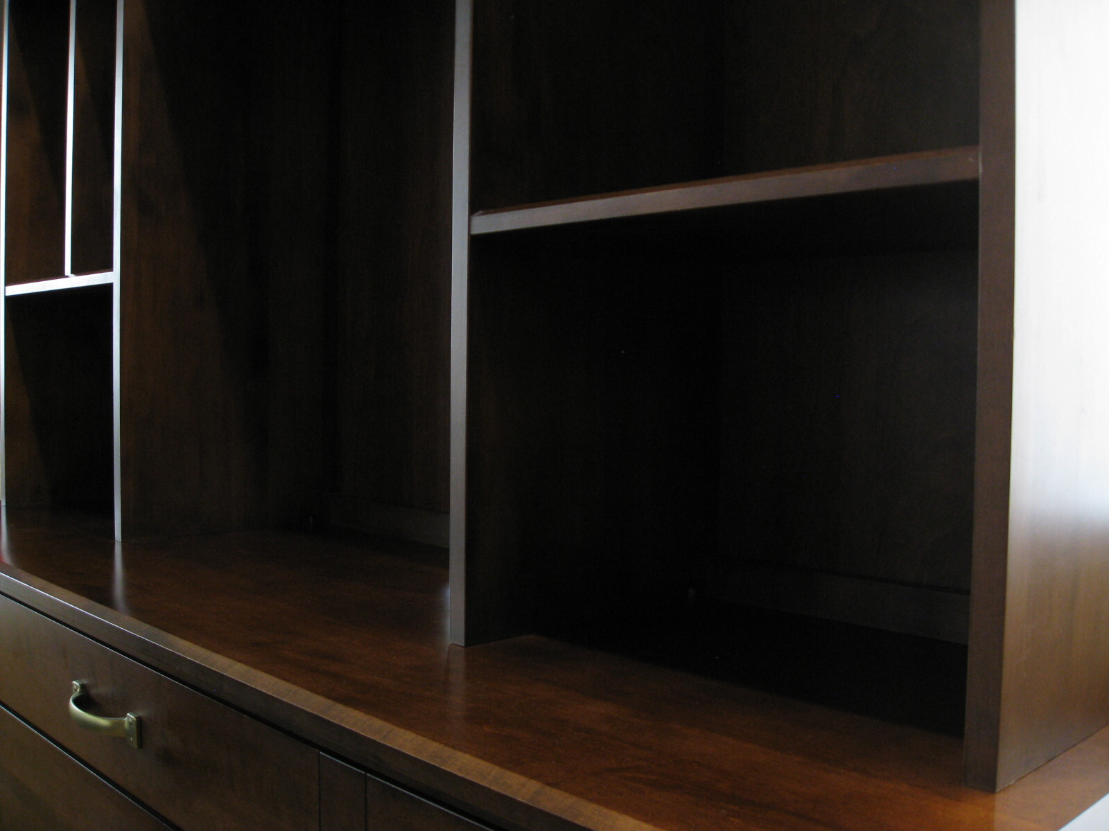 BARONET CLASSIC WALNUT STAIN SOLID MAPLE CREDENZA MADE IN CANADA